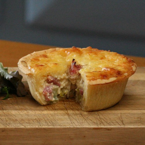 Cheese and Bacon Quiche - Gluten Free